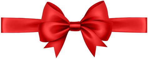 Red Bow Clipart Transparent