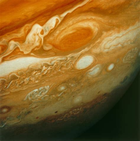 Voyager 1 View Of Jupiter's Great Red Spot by Science Photo Library