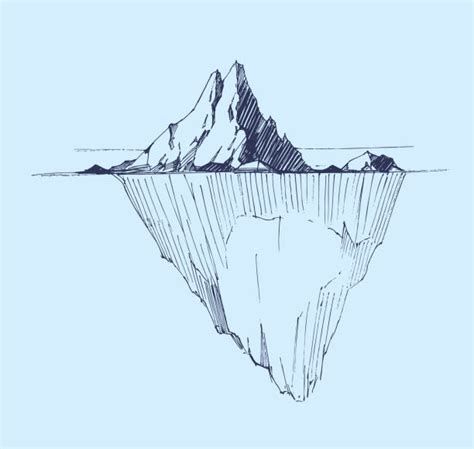 Iceberg Drawing Illustrations, Royalty-Free Vector Graphics & Clip Art ...