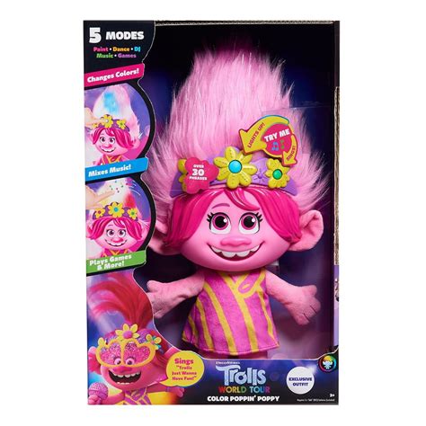 Trolls World Tour Color Poppin' Poppy - Walmart.com