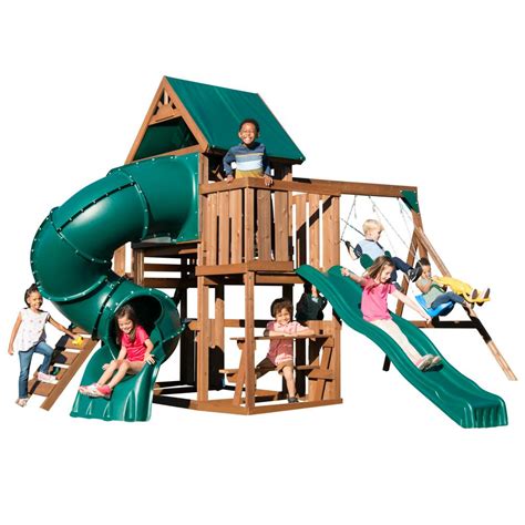 Swing-N-Slide Playsets Tellico Terrace Ready-To-Assemble Play Set-WS 8359 - The Home Depot