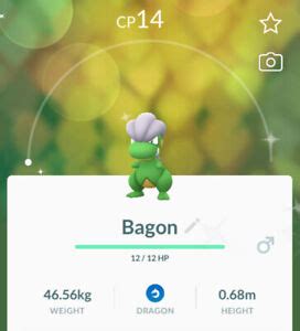 Pokémon Go Shiny Bagon ~ Level one Shiny Collector edition ~~~~ | eBay