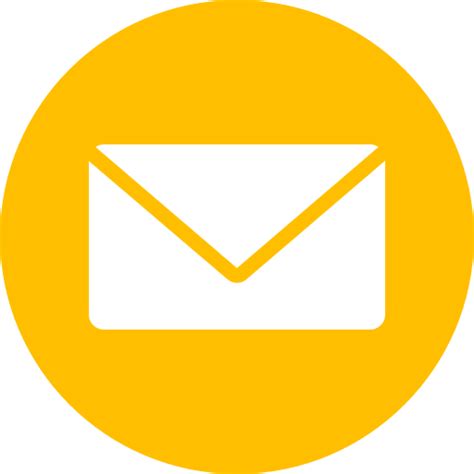 Yellow email icon (png symbol)