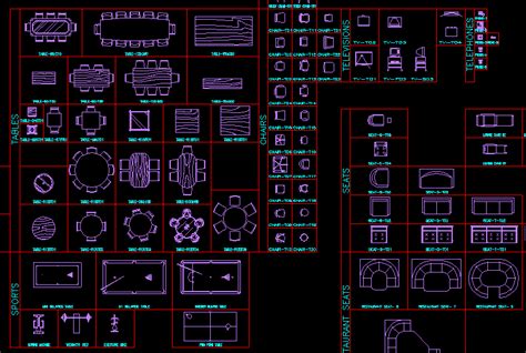 Contoh Rab Furniture Kantor Autocad Blocks Library - IMAGESEE