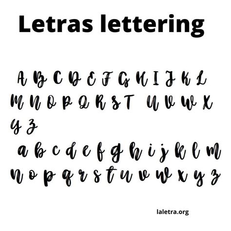 Abecedario En Lettering, Tipos Y Estilos Bonitos De Letras 995 Jounal ...