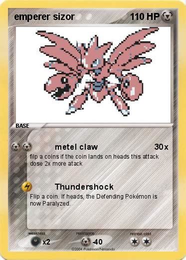 Pokémon emperer sizor - metel claw - My Pokemon Card