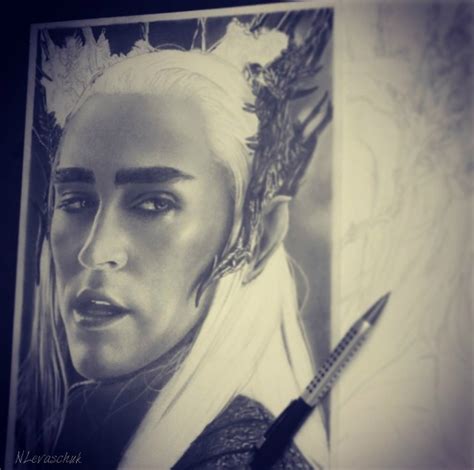 King Thranduil Lee Pace wip by NLevaschuk on DeviantArt