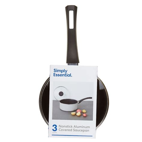 Simply Essential™ Nonstick 3 qt. Aluminum Covered Saucepan in Grey – Tonicsurgerydubai