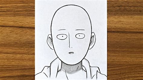 How To Draw Saitama From One Punch Man || Easy drawing for beginners ...