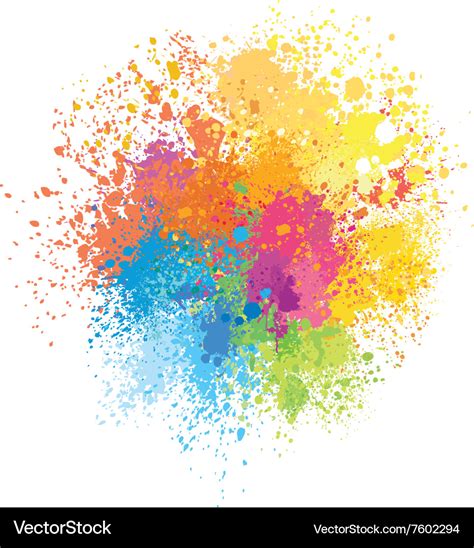 Colorful Paint Splash Background