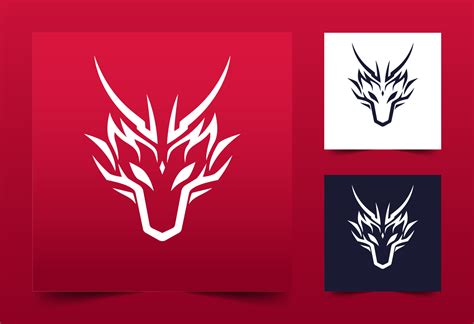 simple modern dragon logo 5357901 Vector Art at Vecteezy