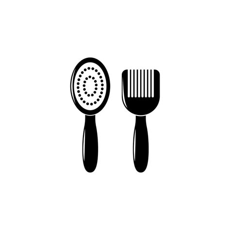 hair brush vector icon illustration 23196333 Vector Art at Vecteezy