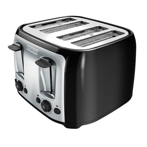 BLACK+DECKER 4 Slice Black Toaster | The Home Depot Canada