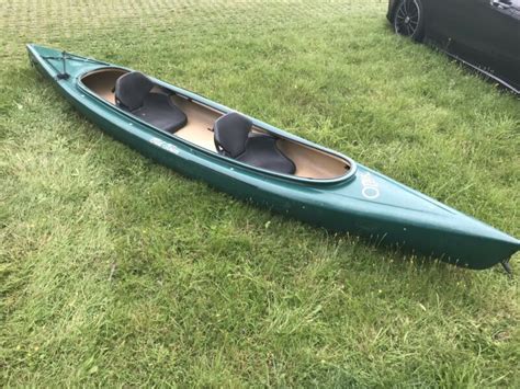 Old Town Otter Tandem Open Top Canoe - 2 Person Canadian Kayak Double Canoe for sale from United ...