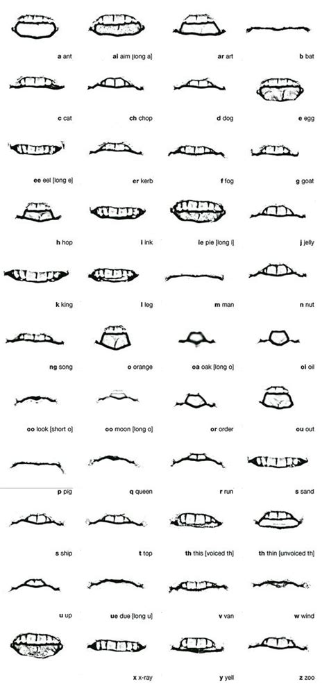 Cartoon Mouth Shapes