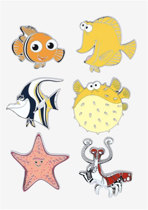 Finding Nemo Characters Blind Box Pin Set at BoxLunch - Disney Pins Blog