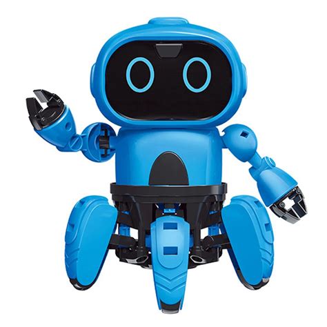 Robot Remote Control Toy DIY Infrared Obstacle Avoidance Electric Assembled Kids Gifts Gesture ...