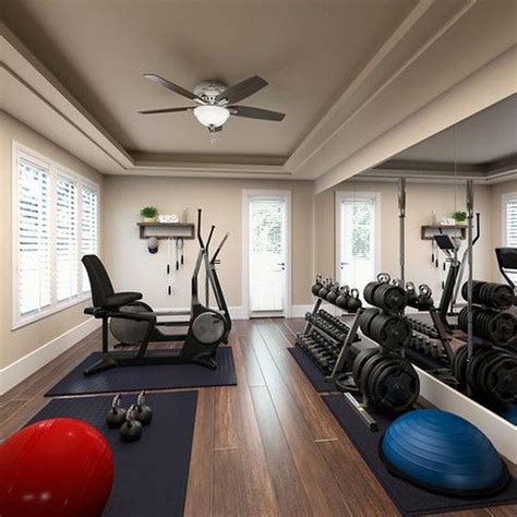 34 Gorgeous Home Gym Design Ideas Keep You Healthy - SWEETYHOMEE