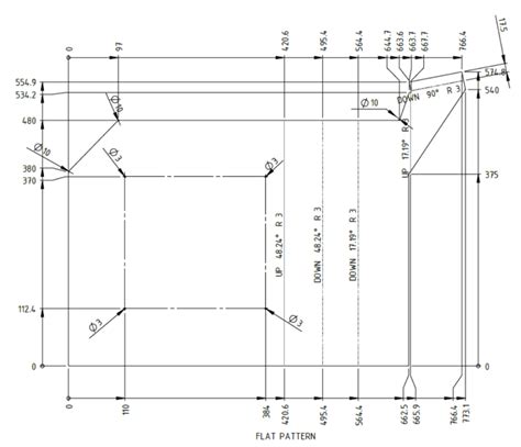 flat-pattern-drawing | Dynamic Engineering Consultants - Perth, Western Australia