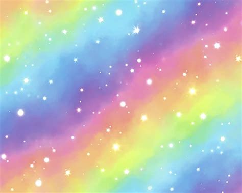 Pastel Colourful Rainbow Stars Universe Digital Print 100% - Etsy Canada