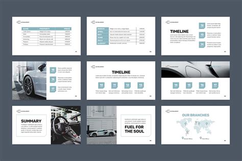 Car Dealership PowerPoint Presentation Template - Design Template Place