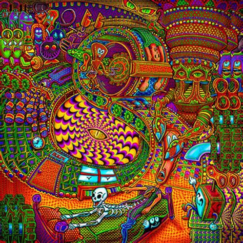 Esoteric DMT painting «Salvia Trip» | Fractalika