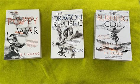 The poppy war trilogy RF Kuang (poppy war, dragon republic, burning god), Hobbies & Toys, Books ...