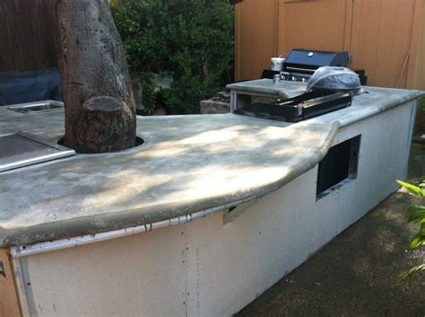 Outdoor Concrete Kitchen Countertop | Direct Colors