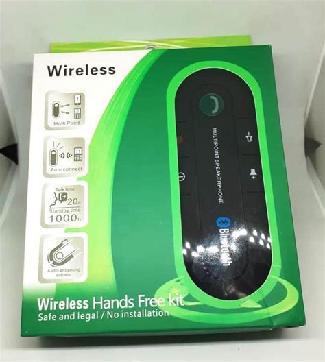 Black Plastic Wireless Hands Free Car Kit at Rs 220/piece in New Delhi | ID: 22014699748