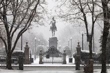 Boston Skyline In Winter Free Stock Photo - Public Domain Pictures