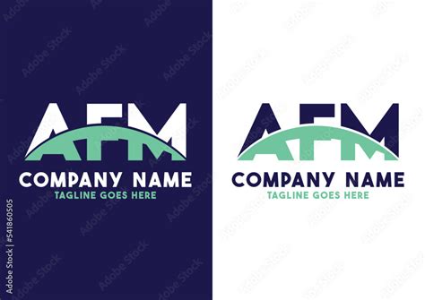 Letter AFM logo design vector template, AFM logo Stock Vector | Adobe Stock