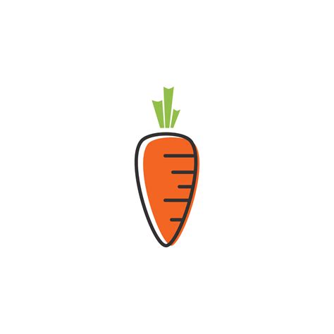 carrot logo vector 14639670 Vector Art at Vecteezy