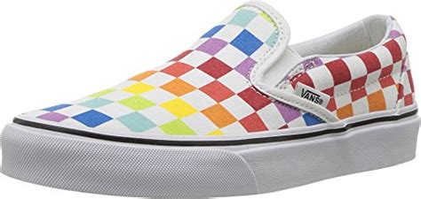 Vans Unisex Authentic Skate Shoe Sneaker Rainbow/True White