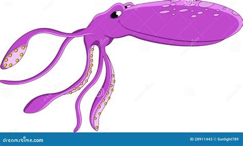 Funny Octopus Cartoon Stock Photos - Image: 28911443