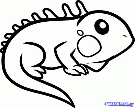 Iguana ;) http://www.dragoart.com/tuts/12090/1/1/how-to-draw-an-iguana-for-kids.htm | Cute easy ...