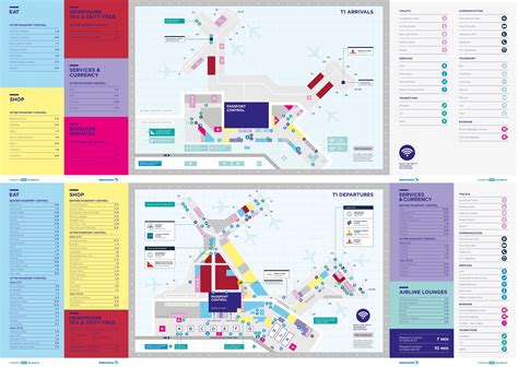 Sydney airport map t1 - Map of sydney airport terminal 1 (Australia)