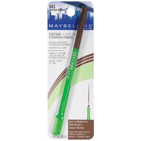 Maybelline Define-A-Brow Medium Brown Eyebrow Pencil - Shop Eyes at H-E-B