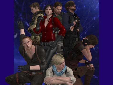 Resident evil 6 characters by Nirwashi on DeviantArt