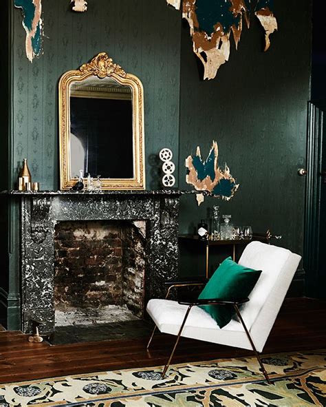 4 Color Trends 2016 by Dulux | Green interior decor, Dark green living ...