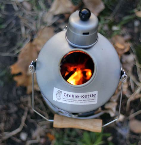 Fire On The Inside: Ghillie Camping Kettle Boils Water Fast | GearJunkie