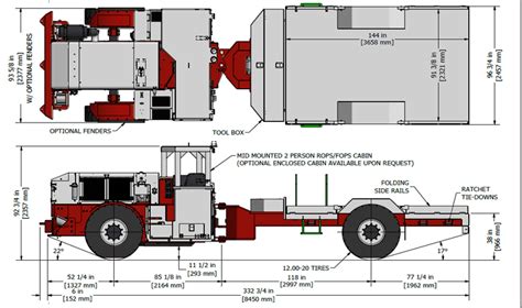 Underground Flat Deck Truck Utility Vehicle Manufacturer Mining Supplier Sudbury