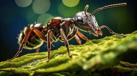 Premium AI Image | An ant in its natural habitat