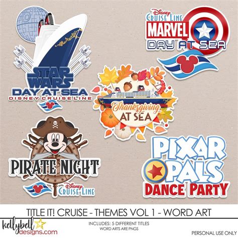 Title It! Cruise Themes Vol 1 - Kellybell Designs