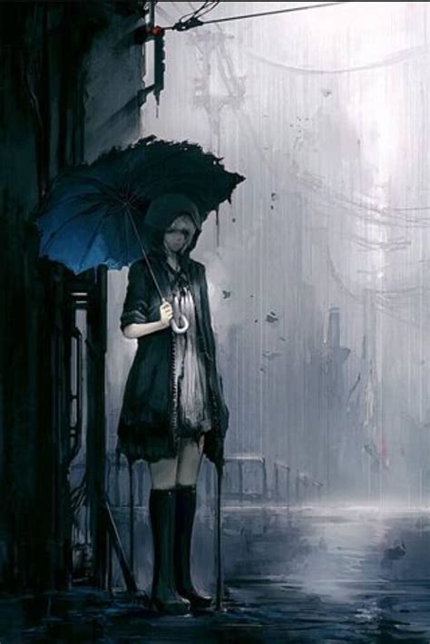 Sad Rain Aesthetic Anime Background : Download Sad Anime Girl Pouring Rain Wallpaper Wallpapers ...