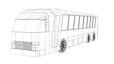 ArtStation - Bus 3D low-Poly Model | Resources