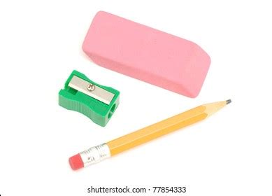 Pencil Eraser Isolated On White Background Stock Photo 77854333 | Shutterstock