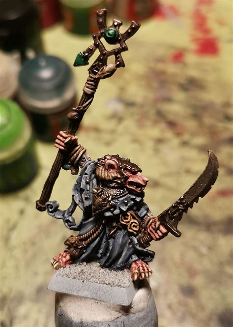 Skaven grey seer, almost completed. : ageofsigmar