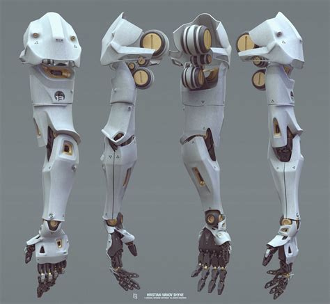 Mecha Arm 03, , hristianshyne - computer graphics plus | Robot art, Robot concept art, Armor concept