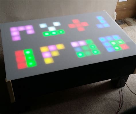 RGB LED Pixel Touch Reactive Gaming Table : 19 Steps (with Pictures ...