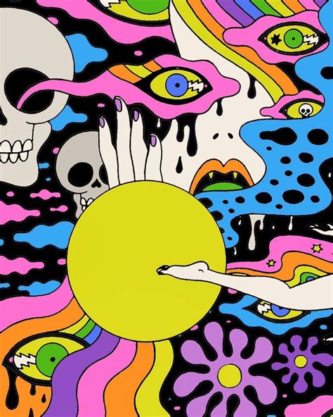 Oliver Hibert | Trippy painting, Trippy drawings, Hippie art